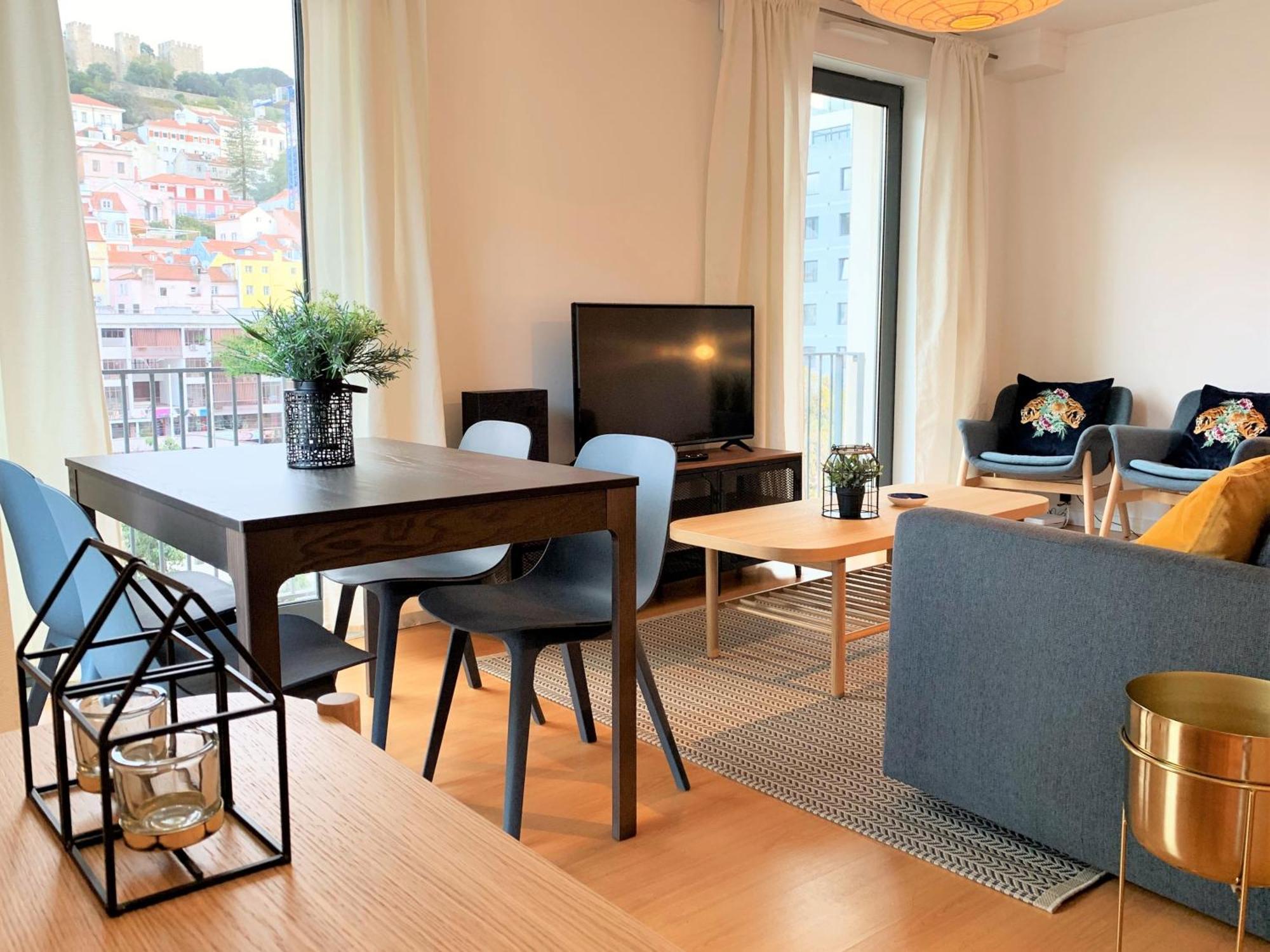 Mm3 Very Baixa-rossio! Castle View And Free Parking! Apartment